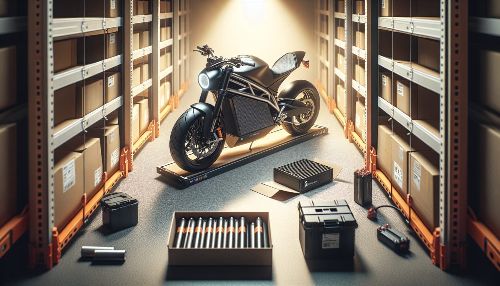 Stocker une moto électrique : sec, sûr, prête