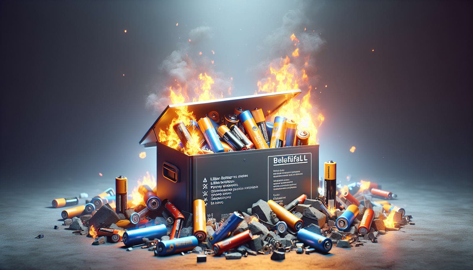 Stocker une batterie lithium : sûr et conforme