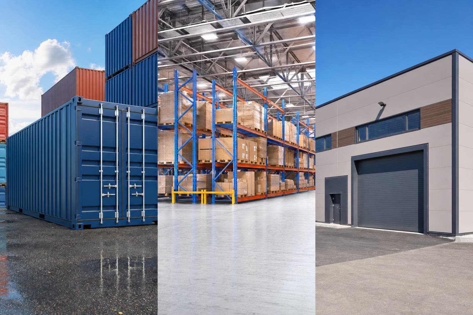 Container ou entrepôt : quelle solution de stockage pro ?